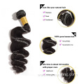 Wholesale Virgin Malaysian 100% Human Hair Bundle Raw Loose Wave Long Remy Hair Weaves Bundles